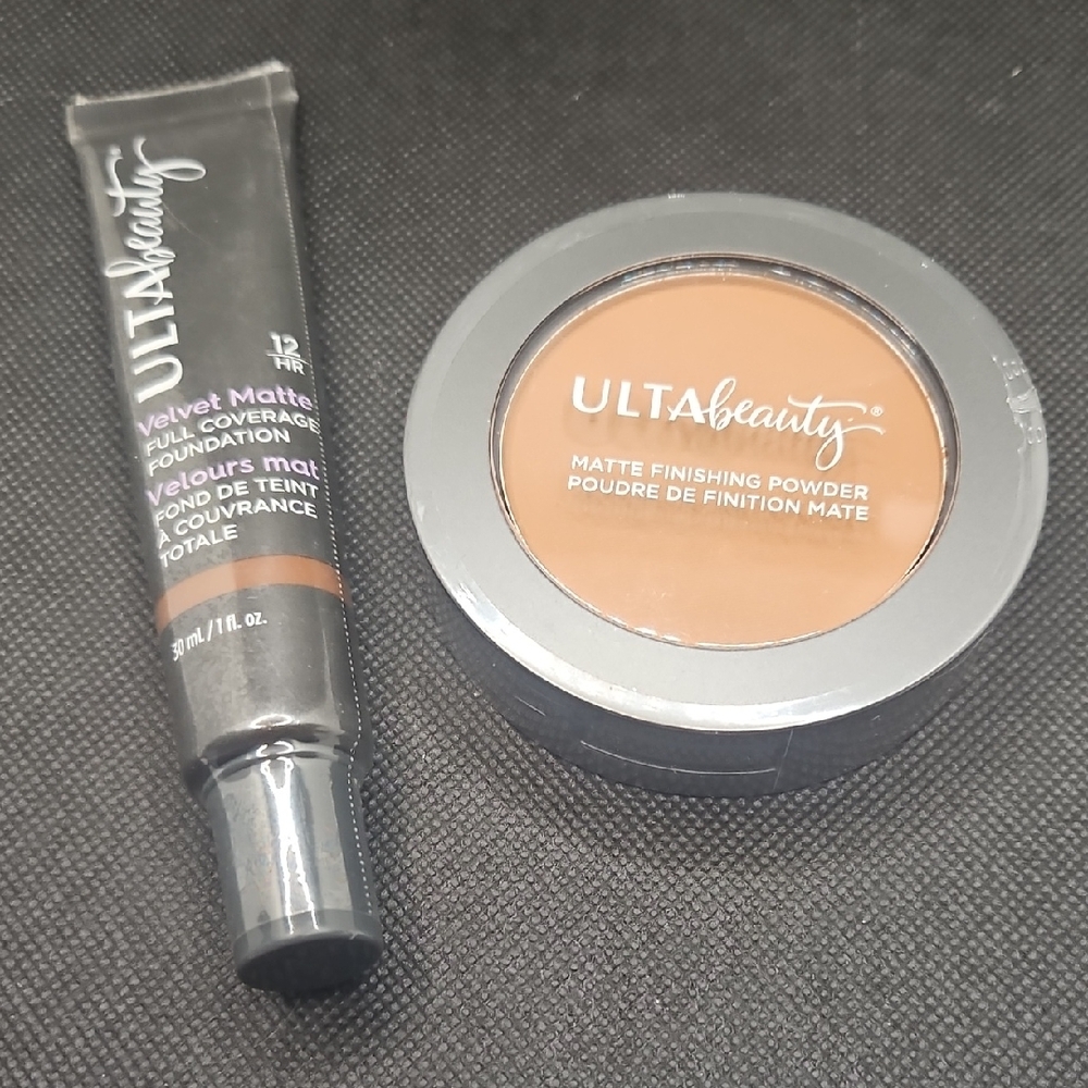 Ulta Beauty Velvet Matte Foundation and Powder - Brown